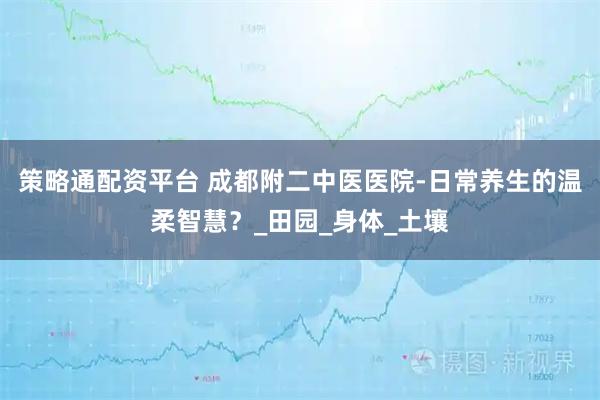 策略通配资平台 成都附二中医医院-日常养生的温柔智慧？_田园_身体_土壤