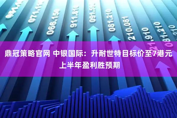 鼎冠策略官网 中银国际：升耐世特目标价至7港元 上半年盈利胜预期